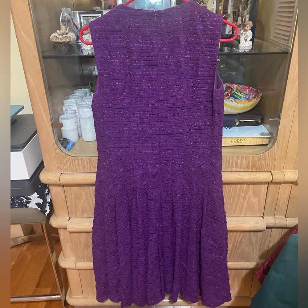 AKRIS PURPLE DRESS - Picture 2 of 3
